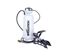 Evolution flacone d'acqua per eliminazione della polvere da 15 L con pompa a pedale e tubo da 3 m