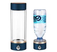 Bottiglia D'acqua Ricca Di Idrogeno Con Adattatore Per Bottiglia Portatile Ionizzatore Generatore Di Acqua Di Idrogeno Rendi Il Contenuto Di Idrogeno Fino A 1500 PPB Coppa Di Energia Alcalina 420 Ml(B