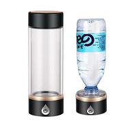 Bottiglia D'acqua Ricca Di Idrogeno Con Adattatore Per Bottiglia Portatile Ionizzatore Generatore Di Acqua Di Idrogeno Rendi Il Contenuto Di Idrogeno Fino A 1500 PPB Coppa Di Energia Alcalina 420 Ml(B