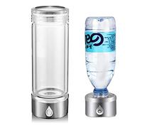 Bottiglia D'acqua Ricca Di Idrogeno Con Adattatore Per Bottiglia Portatile Ionizzatore Generatore Di Acqua Di Idrogeno Rendi Il Contenuto Di Idrogeno Fino A 1500 PPB Coppa Di Energia Alcalina 420 Ml(S