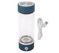 Bottiglia d'acqua ricca di idrogeno Generatore intelligente portatile per ritardare l'invecchiamento adatto per l'uso degli uffici domestici (Blu)