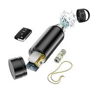 Bottiglia d'acqua Sicura con Scomparto Nascosto Segreto Contenitore in Acciaio Inox per Denaro Contante Portachiavi Chiave Auto, Fondo Svita per Riporre i Tuoi Oggetti di Valore 1.18L