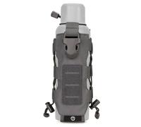 Bottiglia d'acqua tattica - Porta bottiglia militare, supporto per borsa bollitore impermeabile | regolabile per bollitore, borsa bollitore, cordino di serraggio per escursionismo, campeggio