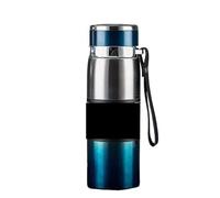 Bottiglia d'acqua termica che mantiene fredda e calda for fiaschette da tè caffè in acciaio inossidabile per Caffè e Tè(Color5,1000ml)
