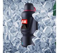 Bottiglia d'acqua termica con secchio per ghiaccio secco di grande capacità per