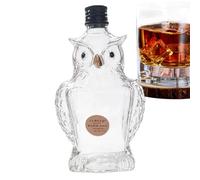 Bottiglia Decanter Per Whisky - Forma Di Gufo Da 250 Ml, Alta Trasparenza, | Bottiglia Decanter Per Whisky - Forma Di Gufo Da 250 Ml, Alta Trasparenza, Server Per Liquori, Espositore Da Bar, Contenitore