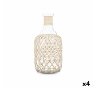 Bottiglia decorativa Gift Decor 21639W Bianco Trasparente 18 x 38 cm 18 x 38