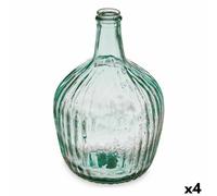 Bottiglia decorativa Gift Decor 2255/04R Trasparente Righe 4 L 19 x 30 x 19 c
