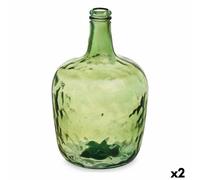 Bottiglia decorativa Gift Decor 2255/08-G Verde Liscio 8 L 22 x 37,5 x 22 cm