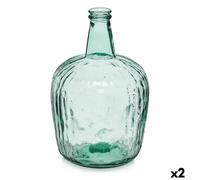 Bottiglia decorativa Gift Decor 2255/08R Trasparente Righe 8 L 14 x 44 x 13 c