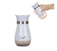 Bottiglia di 'acciaio inossidabile dello shaker del pepe 2Pcs | Bottiglia per condimento da cucina trasparente per sapere quando riempire gadget da cucina per cucinare a casa picnic