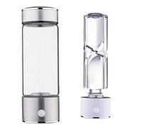 Bottiglia Di Acqua Idrogeno Generatore Di Acqua Ricco Di Idrogeno Tecnologia SPE & PEM Ionizzatore D'acqua H2 3 Min Rendono Il Contenuto Di Idrogeno Fino A 1100-1300 PPB Ad Alta Concentrazione 420ML(S