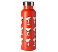 Bottiglia di acqua isotermica QuyCup in acciaio inox Peanuts Snoopy (rosso)