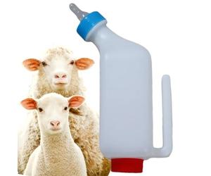 Bottiglia Di Alimentazione Di Agnello - Mangiatoia Per Latte Goutziale Con | Chiara | Bottiglie Di Capra Del Capezzolo | Bottiglie Di Allattamento Durevole Per I Piccoli Animali, Bottiglia Di Poig