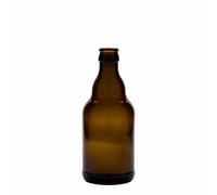 Bottiglia di birra da 330 ml 'Steinie', vetro, marrone, bocca: tappo corona