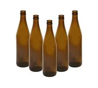 Bottiglia di birra marrone da 500 ml (0,5 l), bottiglia di birra in vetro "Old Shape", birra/Lager/sidro casa birra, diah, 40 x bottiglia di birra "Old Shape" 500 ml)