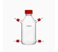 Bottiglia di campionamento in vetro borosilicato ad alto contenuto di grassi(5000ml 4 routes)