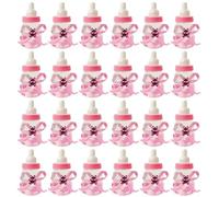 Bottiglia di Caramelle, 24 Pcs Biberon Vasetto Caramelle di Plastica Biberon Vasetto Bambino Regalo Bottiglia per Baby Shower Bomboniere per Feste Regali Decorazioni