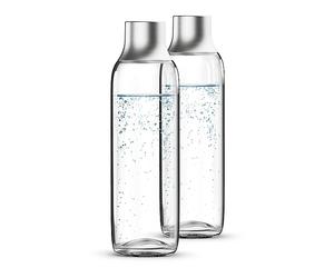 BOTTIGLIA DI CARBONATAZIONE BRITA Brita SODATRIO GLASFLASCHEN PACK 2