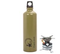 Bottiglia di combustibile da campeggio - Bottiglia da 750 ml di combustibili liquidi in metallo per contenitori di combustibili liquidi | Conservazione 'olio a prova di perdite alcol, bottiglia di