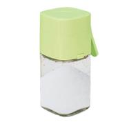 Bottiglia di condimento in vetro - Saliera trasparente ricaricabile con erogazione precisa | Elegante dispenser in vetro per cucina, contenitore per sale quantitativo per spezie, polvere d