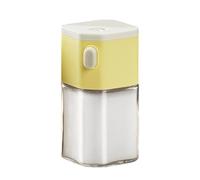 Bottiglia di controllo del sale, 0,5 g, contenitore per sale pressato quantitativamente, bottiglia per spezie ricaricabile, saliera per misurazione precisa, bottiglia shaker, organizer per spezie per