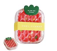 Bottiglia di cubetti di ghiaccio - Stampo portatile 2 in 1 a prova di perdite per ananas, macchina per bevande ghiacciate riutilizzabile | Contenitore per vassoio facile in silicone, da bevanda