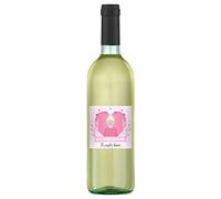 Bottiglia di di vino bianco personalizzata per la nonna - Idea regalo esclusiva e originale per la festa dei nonni, come regalo di Natale, compleanno o festa della donna (Nonna, 0,75L)