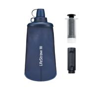 LifeStraw Peak Series - Bottiglia da spremere pieghevole, 650 ml, blu scuro 650ml Mountain Blue