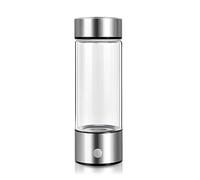 Bottiglia Di Idrogeno Macchina A Ionizzatore Ad Acqua Idrogeno Portatile Generatore Di Acqua Ricco Di Idrogeno Con Tecnologia SPE E PEM 3 Minuti Rendono Il Contenuto Di Idrogeno A 800-1000 PPB 420 Ml(