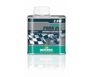 Bottiglia di latta per olio di forcella Motorex Racing 2,5W Grigio