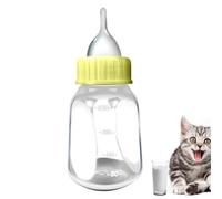 Bottiglia di latte per gattini | Biberon per ciuccio in silicone sostituibile da 120 ml con trasparente | Biberon rimovibili per cuccioli per allattare gattini appena nati, conigli e piccoli animali