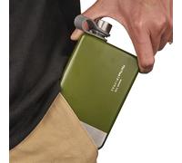 Bottiglia di liquore - Multiuso Campeggio - Bottiglia d'acqua portatile riutilizzabile in acciaio per birra, bevande, liquori, limonata, campeggio, bevande, escursioni, caffè all'aperto