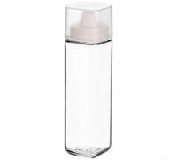 Bottiglia di olio in vetro funzionale con beccuccio stabile, facile da smontare per la pulizia, lavabile in lavastoviglie, perfetta per erogazione controllata di olio e presentazione elegante