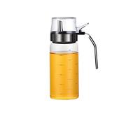 Bottiglia di Olio, Olio e Aceto Dispenser con Scala, Bottiglia Dispenser per Olio d'oliva in Vetro, Olio di Bottiglia con Beccuccio Bottiglia Aceto per Padella, BBQ, Cucina, Insalata, 300ml