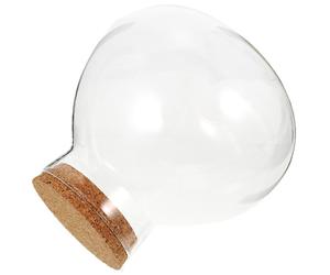 Bottiglia Di Paesaggio Vaso Con Coperchio Sughero Vasetti Marmellata