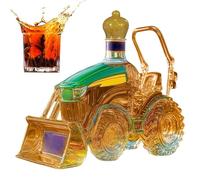 Bottiglia di per liquori, decanter in , decorazione | Bottiglia per vodka 3D a forma di trattore, per decorazione della fattoria, per uomini e donne, per amanti del whisky