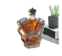 Bottiglia Di Per Whiskey | Decanter Di Liquori Da Collezione,Decantatore Liquori Vuoto A Forma Di Motore Motocicletta Per Appassionati Decoratori Interni