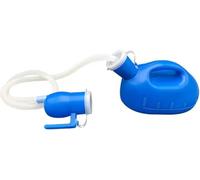 Bottiglia di plastica per orinatoio da 2000 ml, raccoglitore di urina per padella maschile, bottiglia per urina da 160 cm con tubo, bottiglia portatile per urina, fornitura per toilette