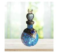 Bottiglia di pozione lunare, decorazione da tavolo con alone di sirena, bottiglie di pozione magica for streghe, bottiglia dei desideri, regali spirituali Wiccan, scultura in resina for stregoneria, o