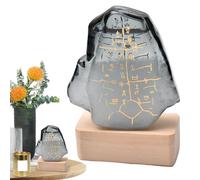 Bottiglia di previsione meteorologica - Oracle Pattern Temped Glass Barometro per l'arredamento 'ufficio | Bottiglia predittiva meteorologica desktop creativa | Elegante decorazione di per s