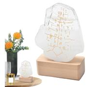 Bottiglia di previsioni del tempo | Il vetro è veramente bello e minimalista Bottiglia di clima, è una previsione fatta a mano: barometro previsioni creativo ed elegante della stazione meteora