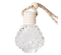 Bottiglia di profumo per auto - Accessorio aroma portatile, elegante contenitore cristallino | Porta di vetro aromaterapia sospeso, bottiglia decorativa creativa creativa, ornamento aroma di viaggio c