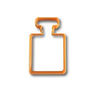 Bottiglia di profumo stile 2 Cookie Cutter (4")