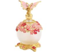 Bottiglia di profumo vintage decorativa in vetro da 25 ml con coperchio a farfalla, regali for le donne