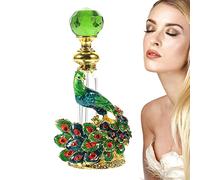 Bottiglia di profumo vintage di pavone, bottiglia di fragranza di pavone, fiale di profumo di pavone, organizer per profumo a forma di pavone, bottiglia vintage per donne e uomini