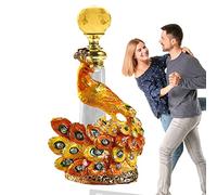 Bottiglia di profumo vintage di pavone, bottiglia di fragranza di pavone, fiale di profumo di pavone, organizer per profumo a forma di pavone, bottiglia vintage per donne e uomini