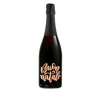Bottiglia di Prosecco Personalizzato DOC Spumante Extra Dry - Idea regalo esclusiva e originale per Natale (Lettering - Buon Natale)