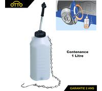 Bottiglia Di Recupero Liquido Freni Con Tubo + Beccuccio Vite Di Purga