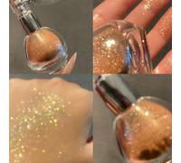 Bottiglia di ricarica per cipria illuminante glitterata, spray glitterato per il corpo da sposa, bruma di brillantini diamantati per viso, capelli, collo e décolleté, adatto per carnevale/feste alle M